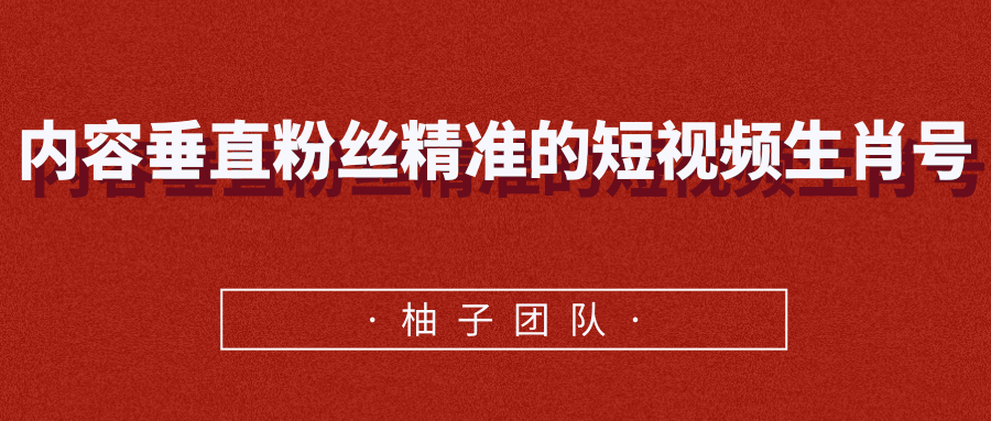 短视频生肖号项目玩法教程：小众领域简单操作月入10000+-羽哥创业课堂