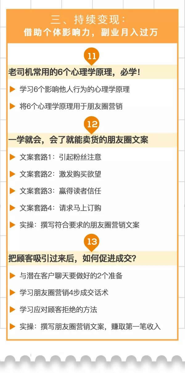 图片[5]-大表姐朋友圈营销实战课，从0到1带你副业收入过万-羽哥创业课堂