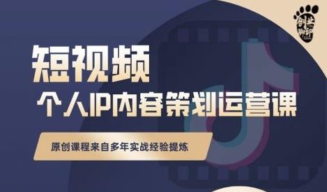 抖音短视频个人ip内容策划实操课，真正做到普通人也能实行落地-羽哥创业课堂