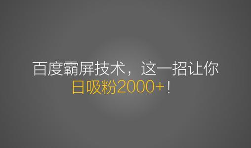 老派Seo百度霸屏引流课程，打造精准被动流量-羽哥创业课堂