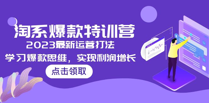 2023淘系爆款特训营：2023最新运营打法，学习爆款思维，实现利润增长-羽哥创业课堂