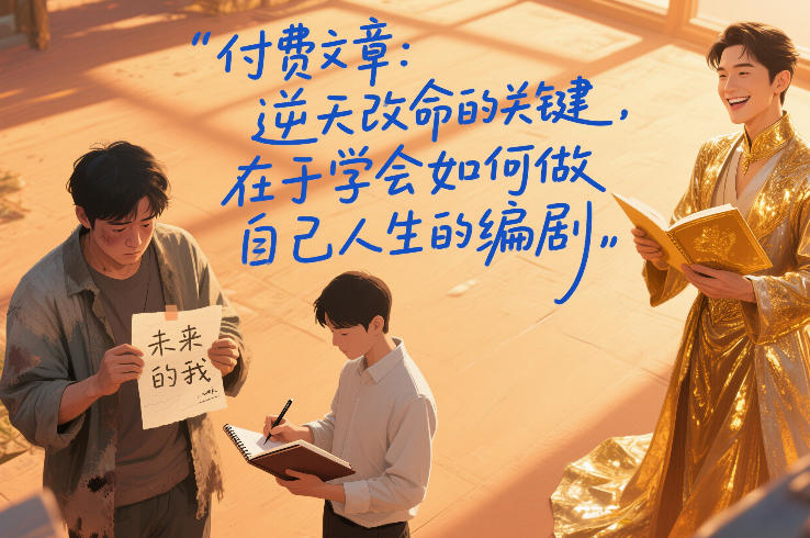 付费文章：逆天改命的关键，在于学会如何做自己人生的编剧-羽哥创业课堂