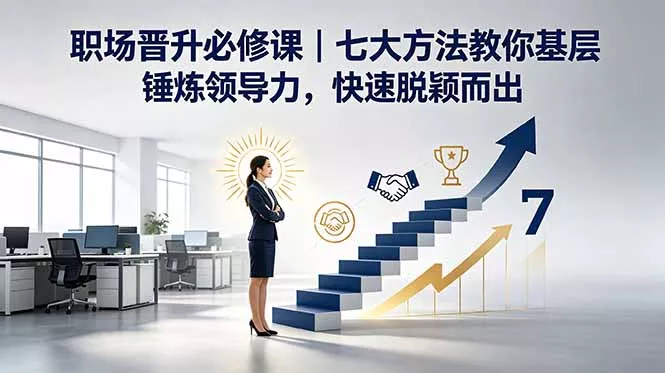 付费文章：职场晋升必修课｜七大方法教你基层锤炼领导力，快速脱颖而出-羽哥创业课堂
