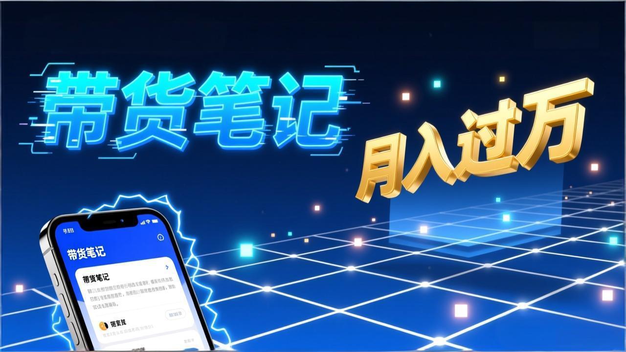 小红书爆款笔记带货实战：拆解封面标题正文全要素，手把手教你单篇笔记带货月入过万-羽哥创业课堂