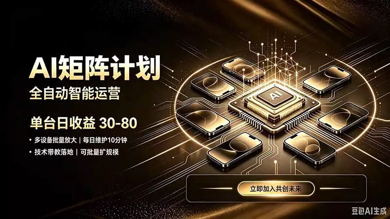 AI智能对话,矩阵规模化创业,全程技术扶持,长久稳定,日入800+ AI智能对话,矩阵规模化创业,全程技术扶持,长久稳定,日入800+