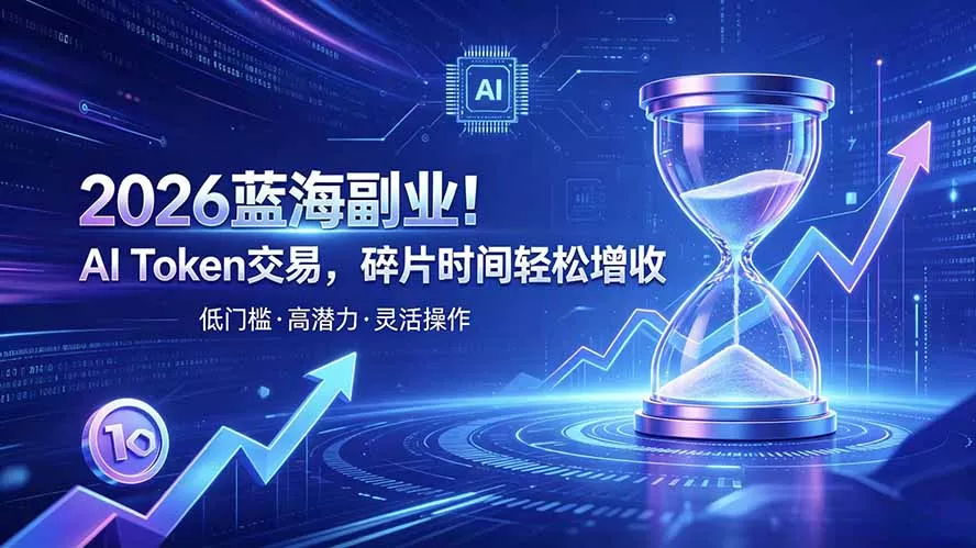 AI Token算力赛道！普通人可入局的数字副业-羽哥创业课堂