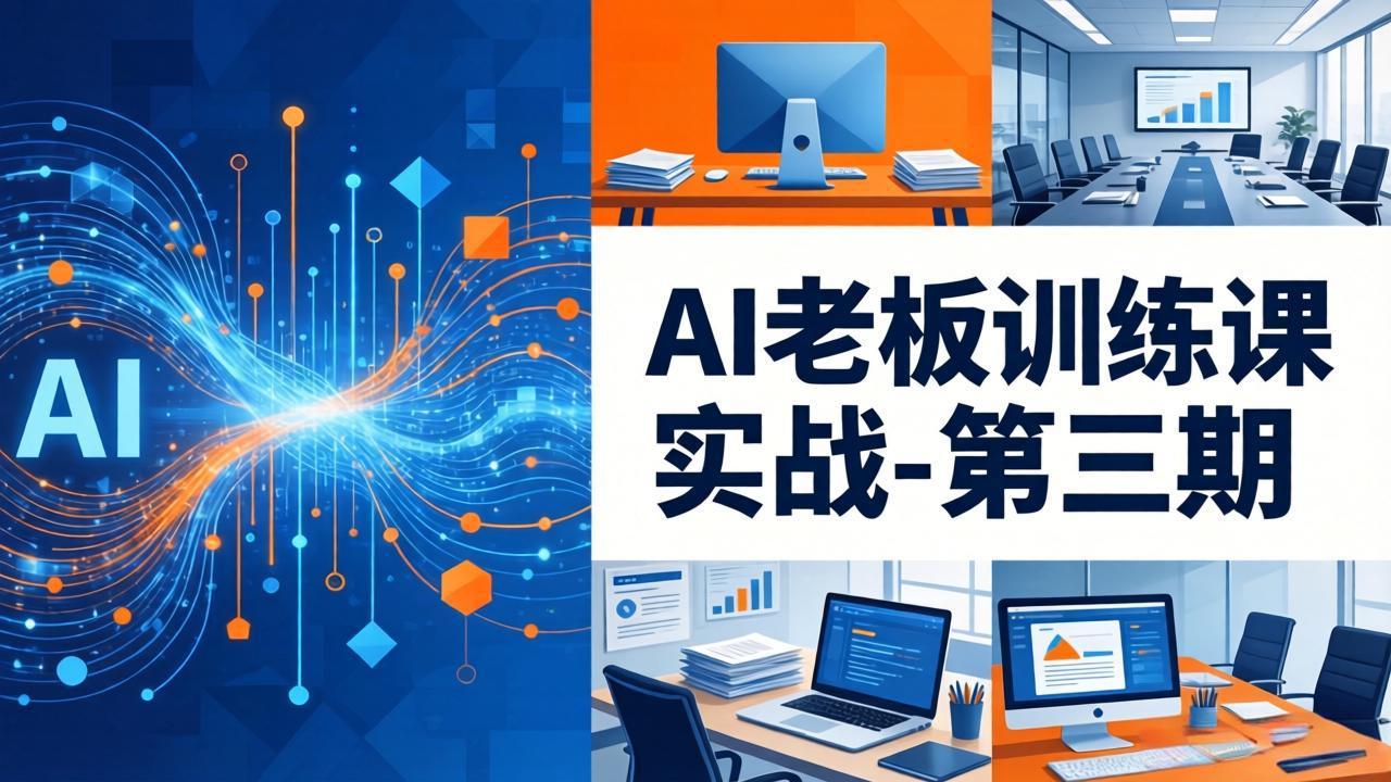 AI老板训练课实战-第三期：AI+内容应用落地教学，从0到1打通AI变现完整路径-羽哥创业课堂