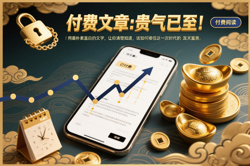 付费文章：贵气已至！用最朴素直白的文字，让你清楚知道，该如何接住这一次时代的泼天富贵-羽哥创业课堂