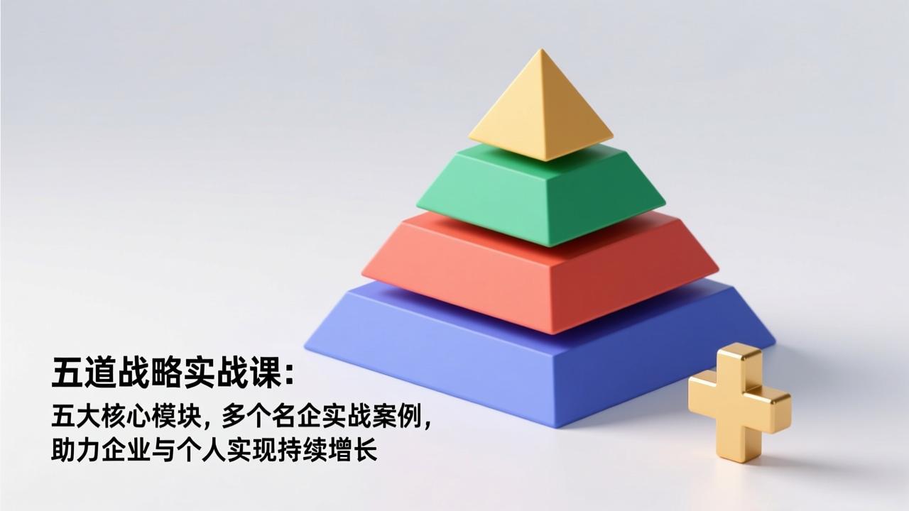 五道战略实战课:五大核心模块,多个名企实战案例,助力企业与个人实现持续增长-羽哥创业课堂