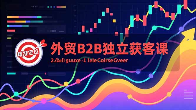 外贸B2B独立获客课，Facebook主页搭建、消息互动广告、精准定位，打造高询盘系统-羽哥创业课堂