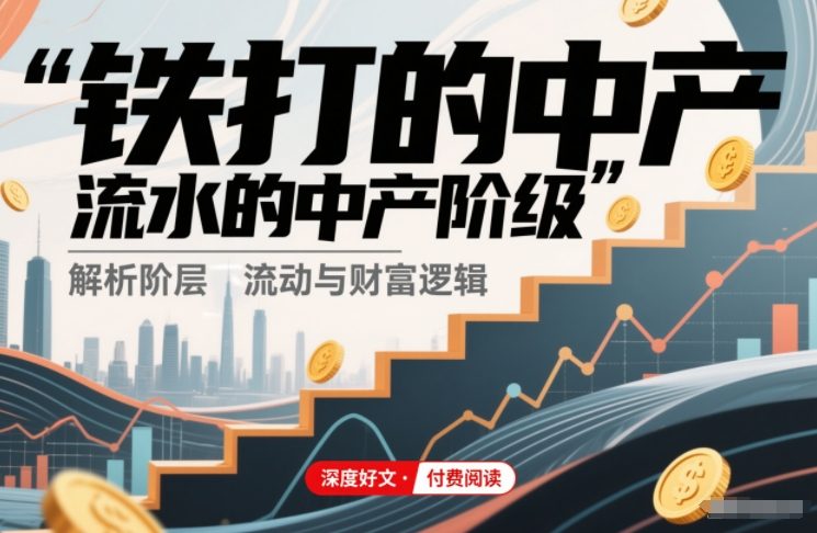 付费文章：铁打的中产，流水的中产阶级-羽哥创业课堂