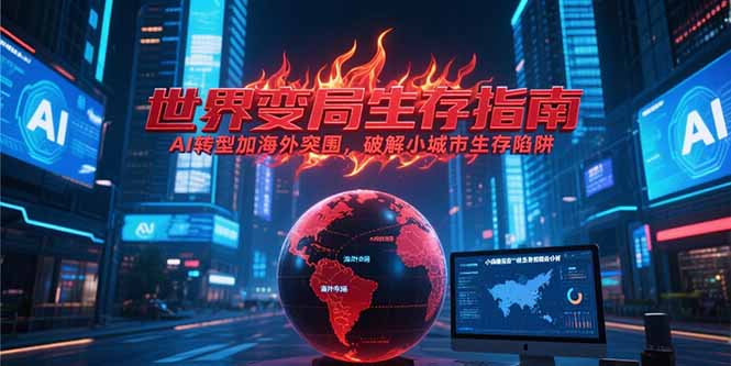 付费文章《世界变局生存指南，AI转型加海外突围，破解小城市生存陷阱》-羽哥创业课堂