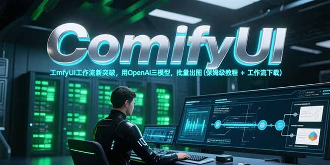 ComfyUI工作流新突破，用OpenAI三模型，批量出图(保姆级教程+工作流下载-羽哥创业课堂