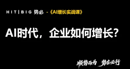 势必·AI增长实战课-羽哥创业课堂