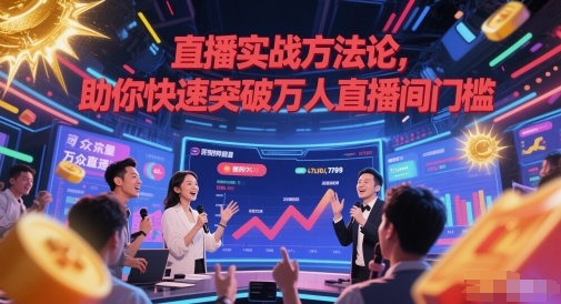 直播实战方法论，助你快速突破万人直播间门槛-羽哥创业课堂