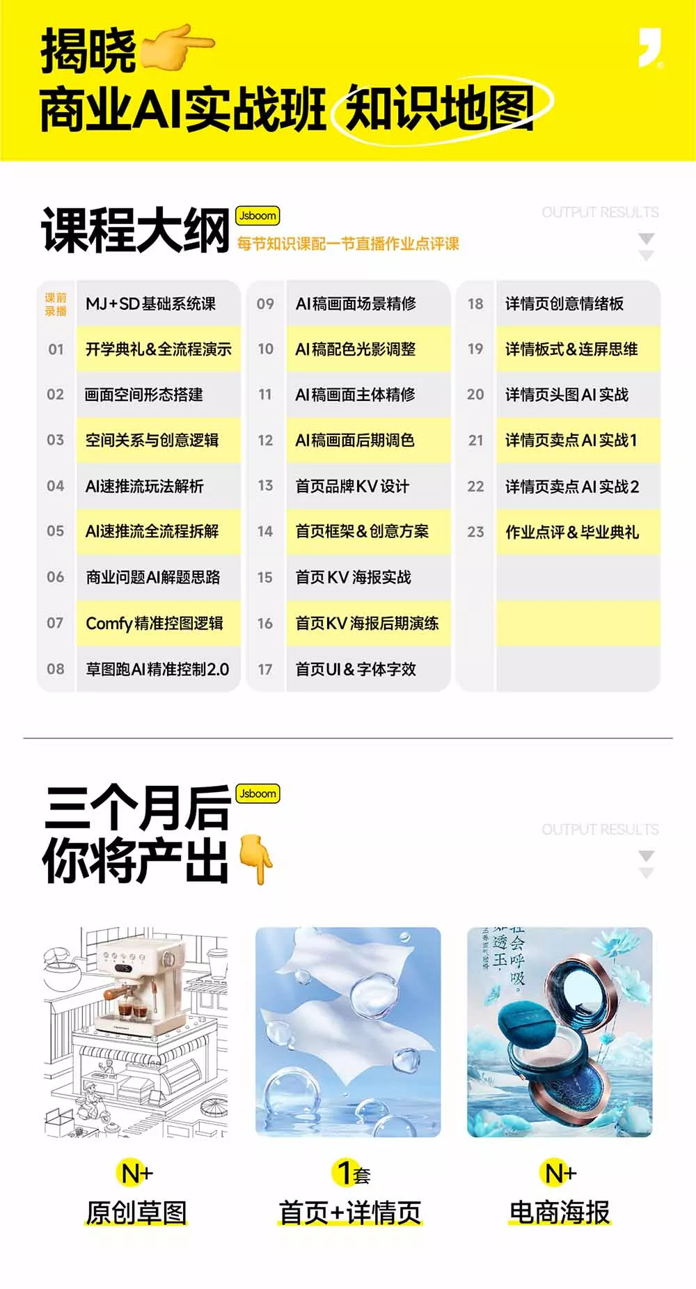 电商视觉 AI实战训练营第55期：MJ+SD+Comfy精准控图，从商业海报到首页详情页全流程实战