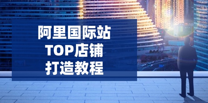阿里国际站TOP店铺打造教程：涵盖平台到高阶，解决运营难题，提升询盘-羽哥创业课堂