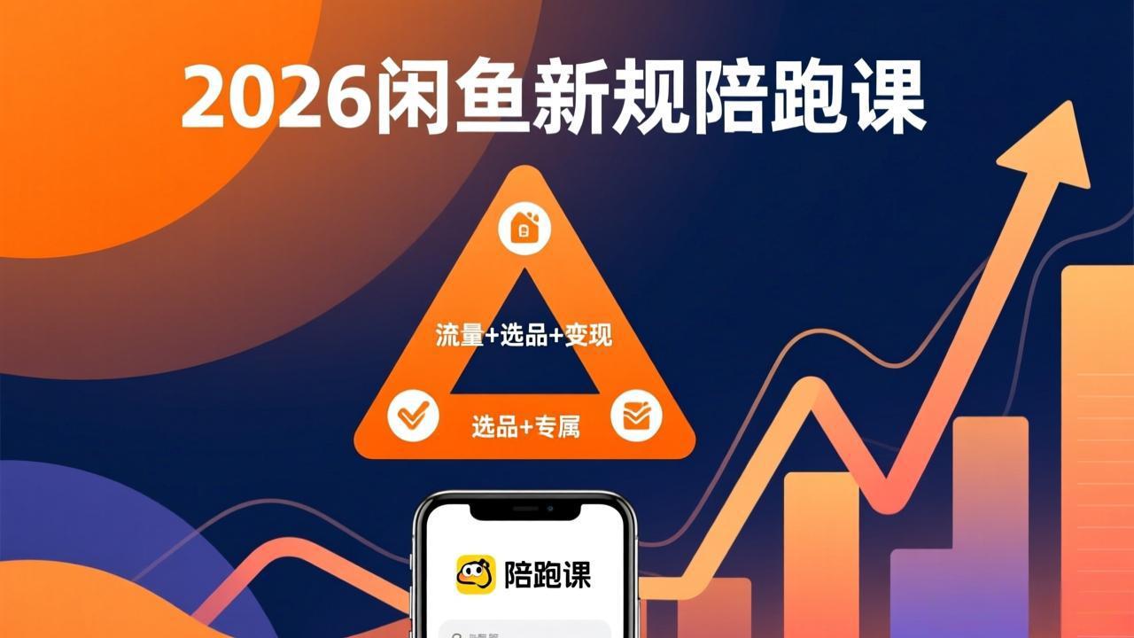 2026闲鱼高阶陪跑课全新上线,带你吃透新规玩转选品流量,从零搭建稳定变现盈利体系-羽哥创业课堂
