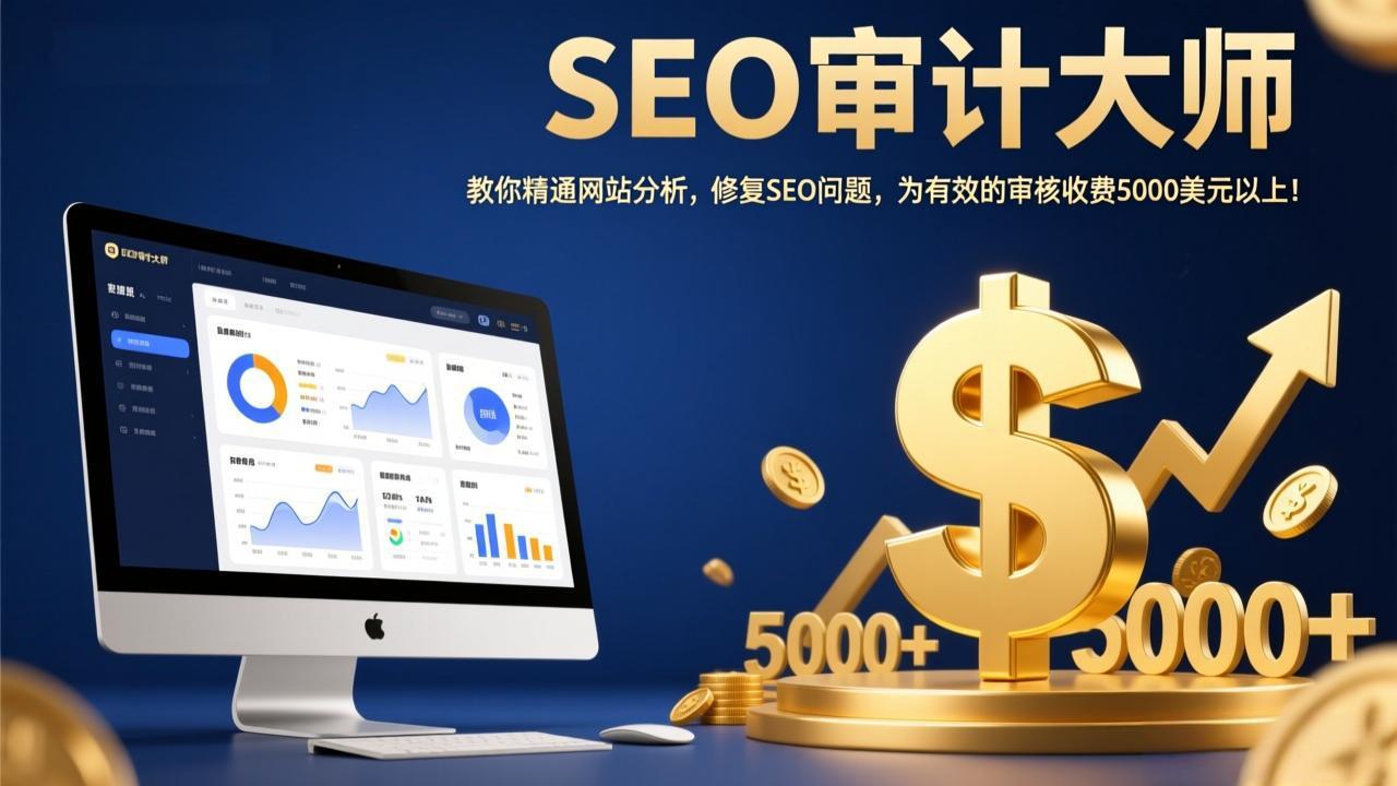 SEO审计大师：教你精通网站分析，修复SEO问题，为有效的审核收费5000美元以上！-羽哥创业课堂