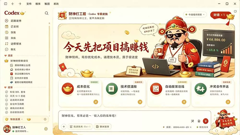 闲鱼售卖99元的Codex皮肤包,GitHub 免费开源了!让你的codex变成精美界面 Codex Dream Skin 闲鱼售卖99元的Codex皮肤包,GitHub 免费开源了!让你的codex变成精美界面 Codex Dream Skin