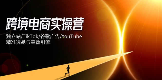 跨境电商实操营：独立站/TikTok/谷歌广告/YouTube，精准选品与高效引流-羽哥创业课堂