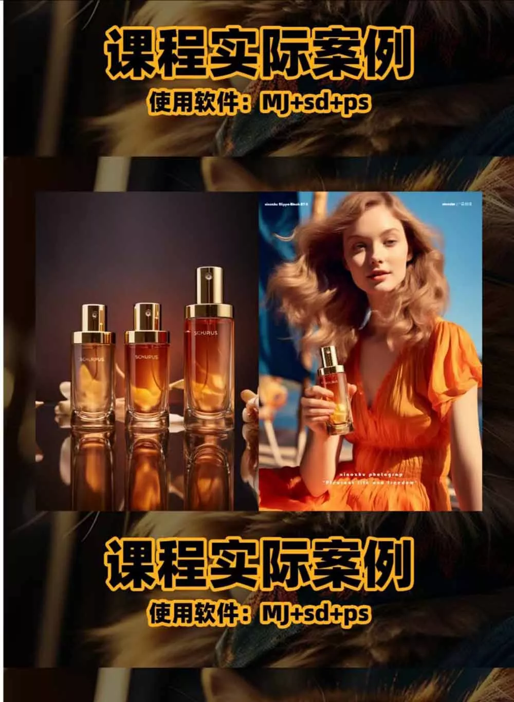 AI电商人像摄影实战课·SD多端部署|MJ完整教学|家电护肤家具商品图人像写真全案例 AI电商人像摄影实战课·SD多端部署|MJ完整教学|家电护肤家具商品图人像写真全案例
