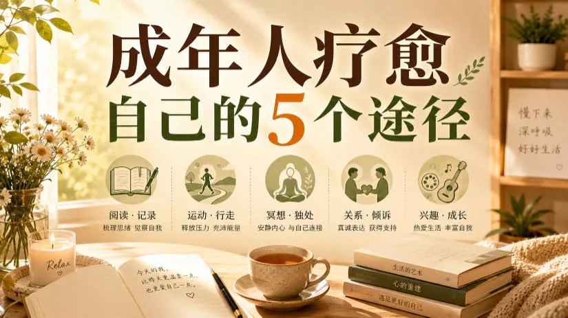 付费文章:成年人疗愈自己的5个途径-羽哥创业课堂