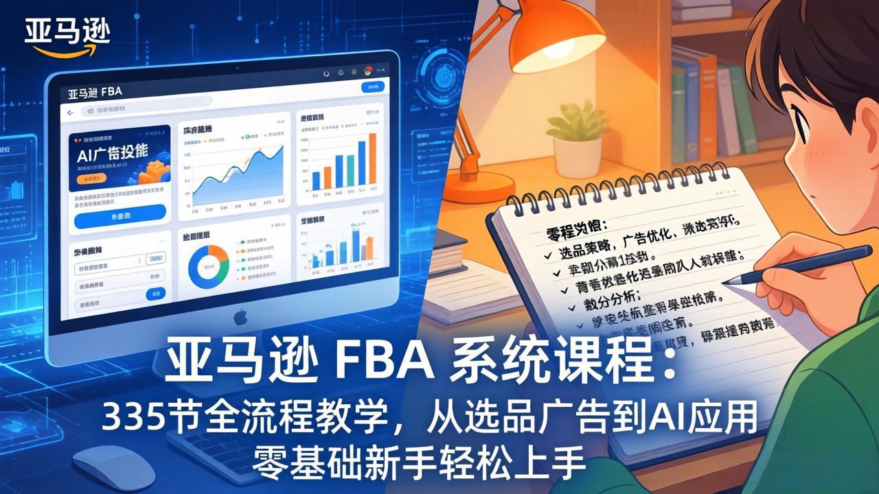 亚马逊 FBA 系统课程(更新26年3月-羽哥创业课堂