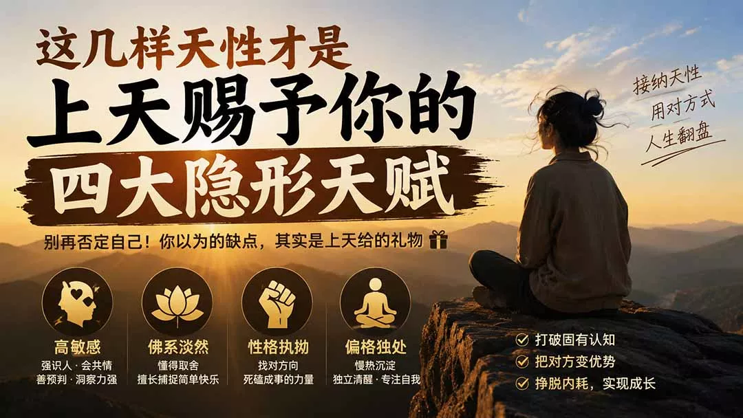 付费文章：这几样天性才是上天赐予你的四大隐形天赋-羽哥创业课堂