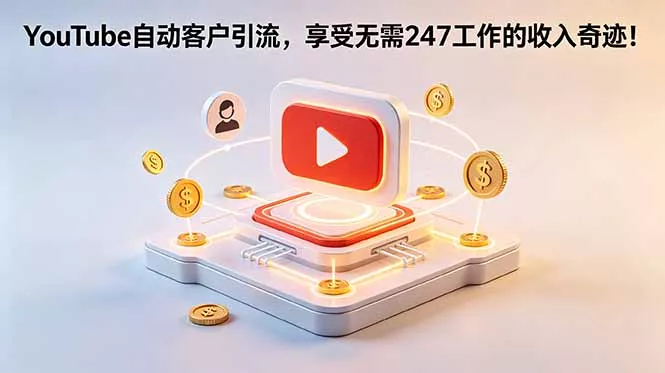 YouTube 自动客户引流，享受无需 247 工作的收入奇迹！【原创双语字幕】-羽哥创业课堂
