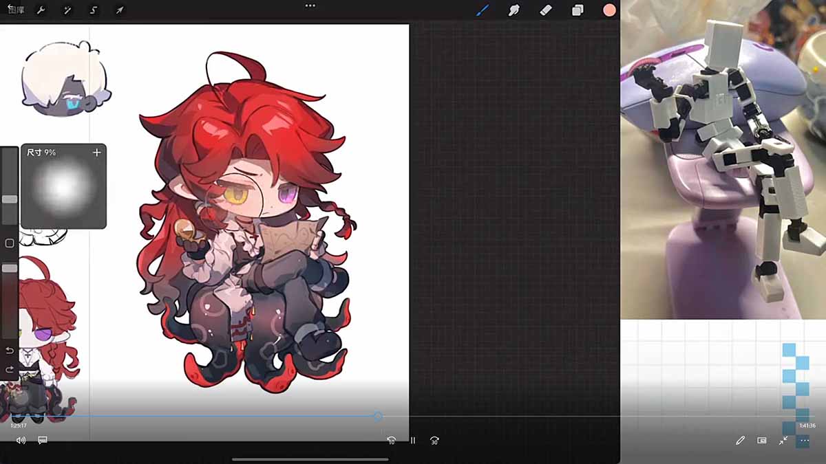 零基础学Q版立绘：从头身比例到服装细化，掌握让角色又可爱又有设计感的核心技法-羽哥创业课堂