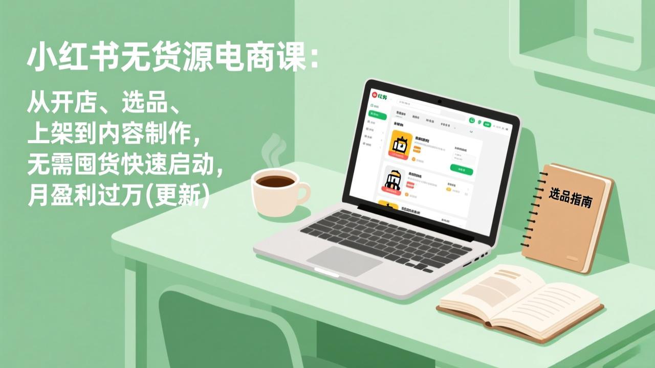 小红书无货源电商课(5月12更新-羽哥创业课堂