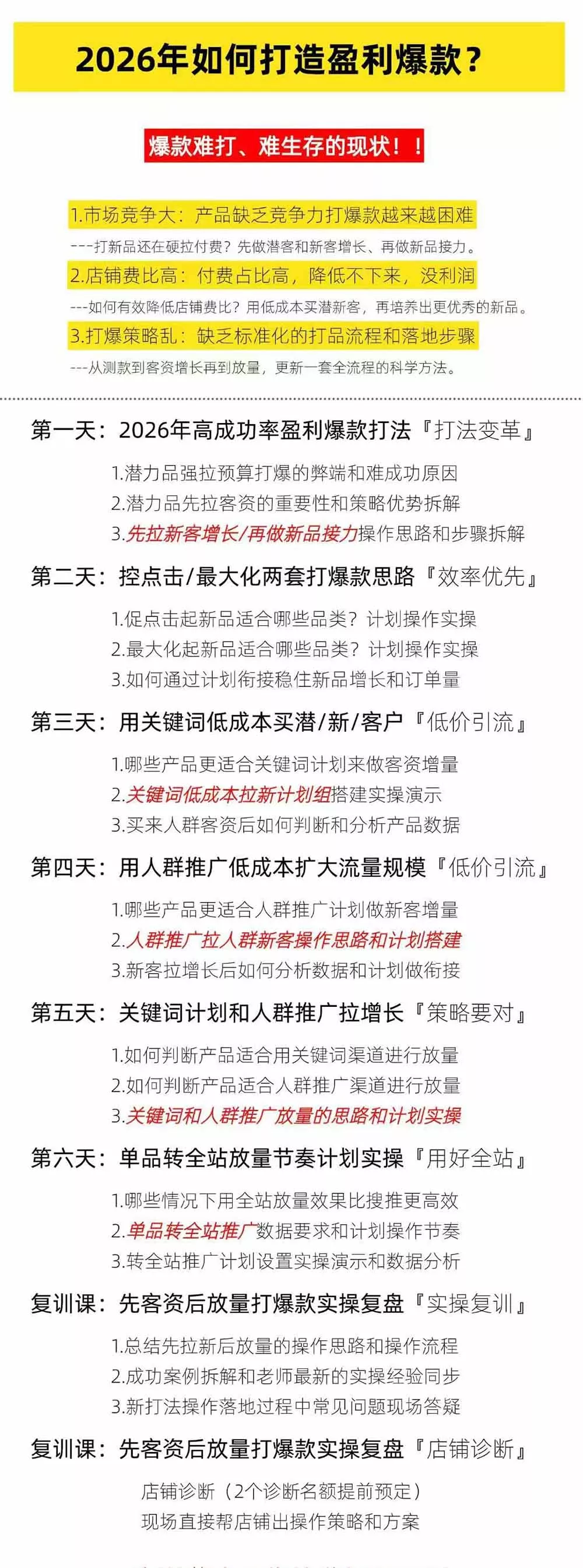 淘宝高阶运营私家课(更新26年