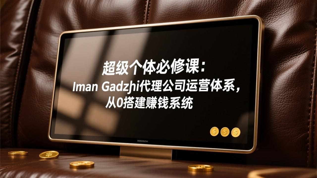 超级个体必修课：Iman Gadzhi代理公司运营体系，从0搭建赚钱系统-羽哥创业课堂