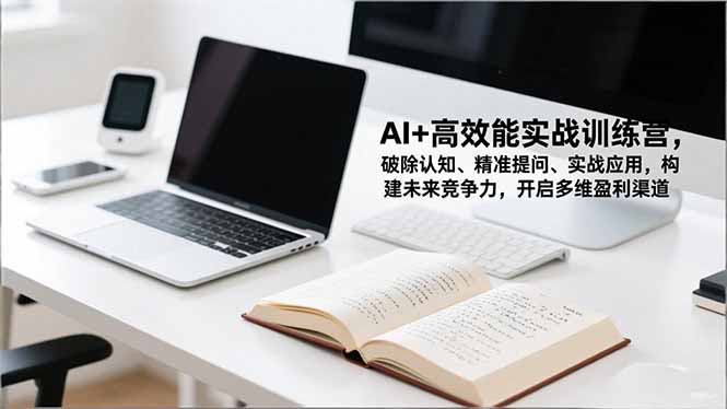 AI+高效能实战训练营，破除认知、精准提问、实战应用，构建未来竞争力，开启多维盈利渠道-羽哥创业课堂