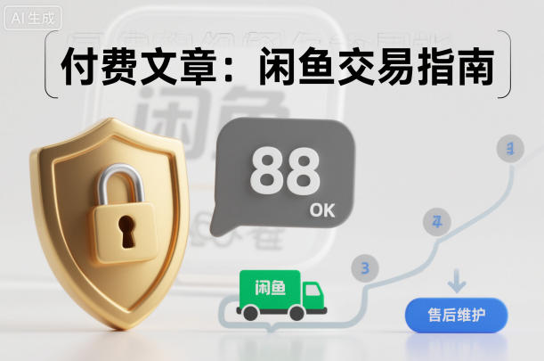 付费文章：闲鱼交易指南，怎么才能降低被坑被马扁的概率-羽哥创业课堂