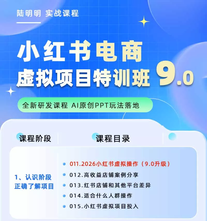 小红书虚拟项目特训班9.0,全面拥抱AI,批量产出原创PPT货源,单品/单店纯利润几万到几十W 小红书虚拟项目特训班9.0,全面拥抱AI,批量产出原创PPT货源,单品/单店纯利润几万到几十W