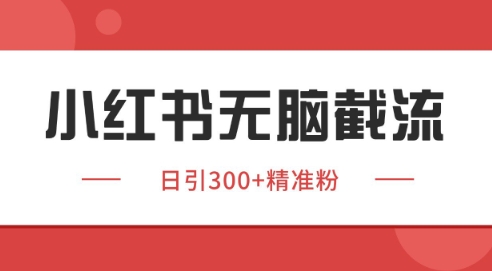 小红书截流同行客源，独家野路子获客玩法 日引200+暴力获客【揭秘】-羽哥创业课堂