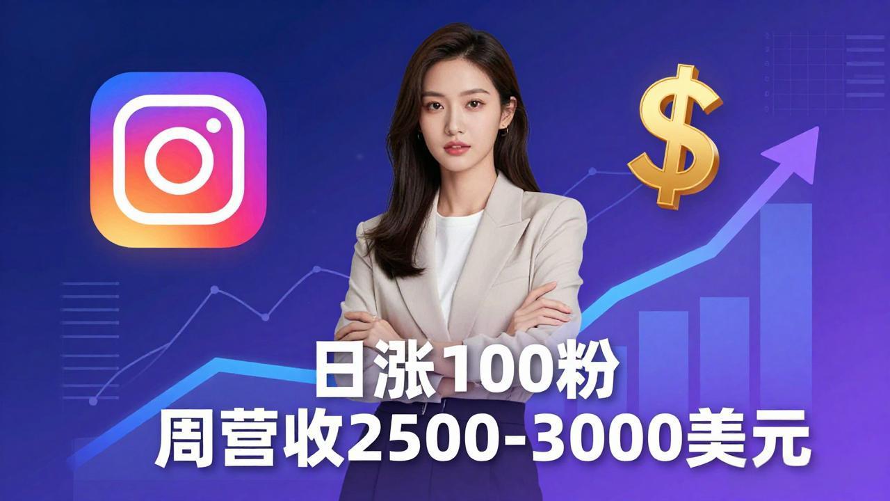 想做数字产品？Sheri亲授：日涨100粉、每周2500至3000美元的营收，Instagram躺着赚-羽哥创业课堂