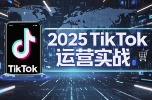 2025TikTok电商运营，掌握TikTok店铺运营核心技巧，实现低成本高转化-羽哥创业课堂