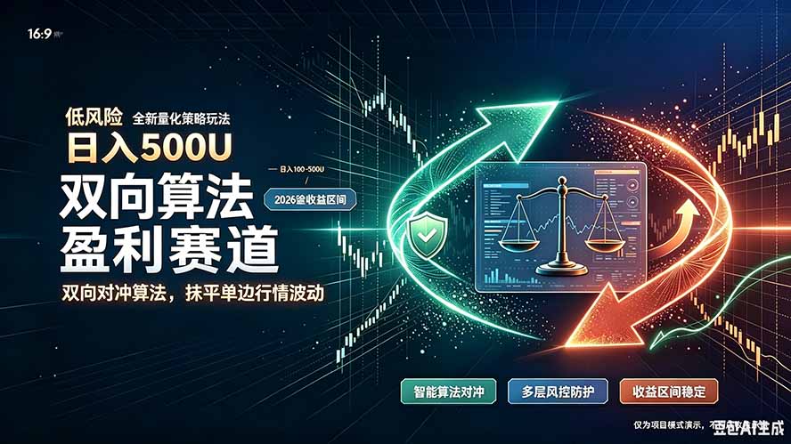 算法对冲/EA量化,日入500刀,躺着赚钱!你把它当做“自动提款机”,它把你就爆了-羽哥创业课堂