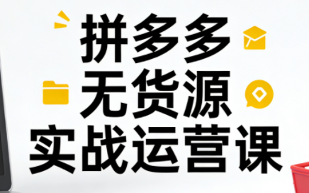 子枫老师·拼多多无货源实战运营课(更新12月) 子枫老师·拼多多无货源实战运营课(更新12月)