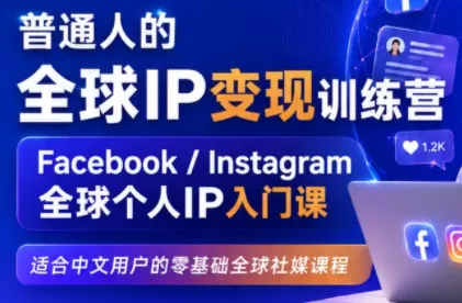 建立海外社媒底层逻辑,打造能变现的个人IP-羽哥创业课堂
