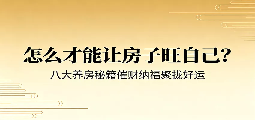 付费文章《怎么才能让房子旺自己?》八大养房秘籍催财纳福聚拢好运-羽哥创业课堂