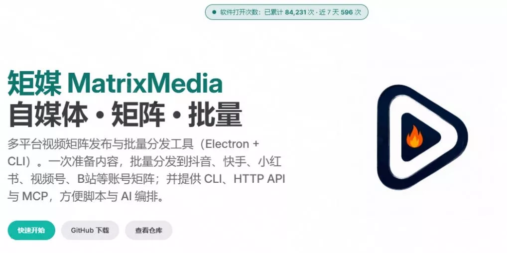 一条视频要发七八个平台,这太麻烦了?自媒体矩阵账户批量发布工具来了!开源且免费MatrixMedia 一条视频要发七八个平台,这太麻烦了?自媒体矩阵账户批量发布工具来了!开源且免费MatrixMedia