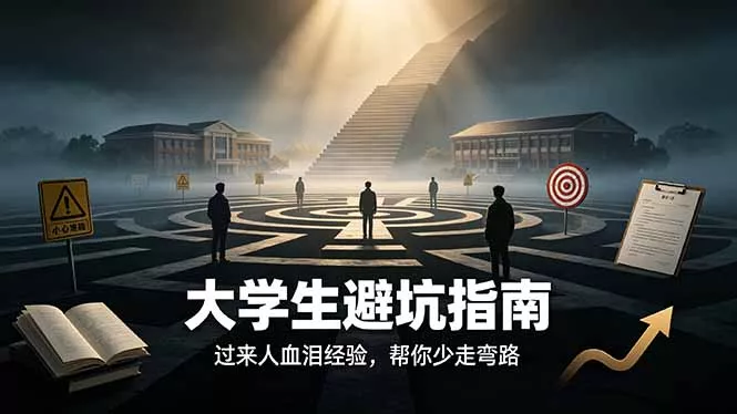 付费文章：大学生避坑指南 ，过来人血泪经验，帮你少走弯路-羽哥创业课堂