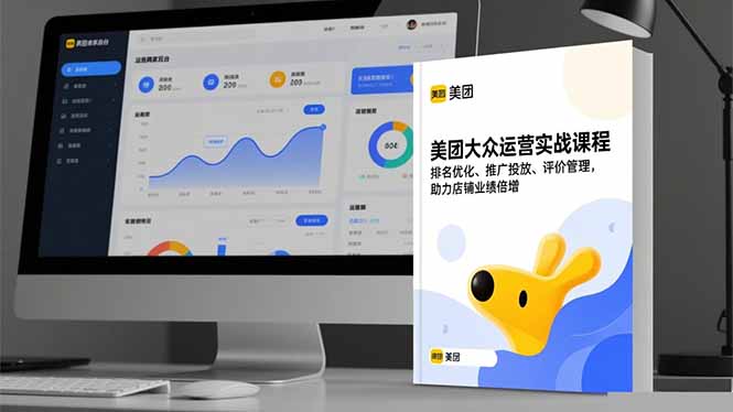 美团大众运营实战课程,排名优化、推广投放、评价管理,助力店铺业绩倍增-羽哥创业课堂